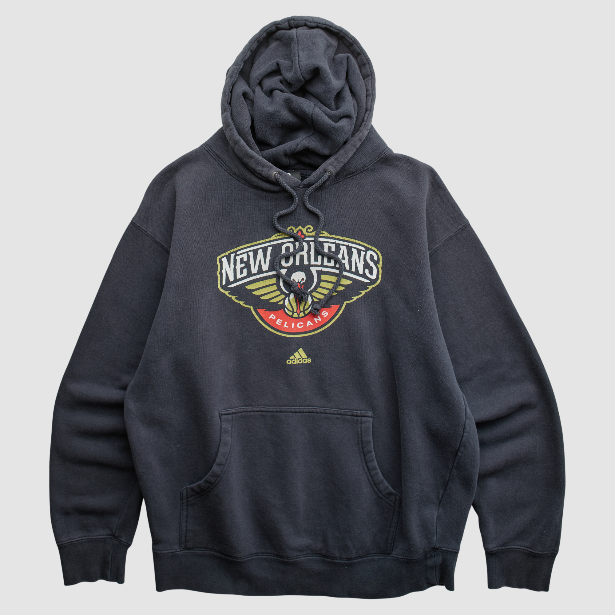 New Orleans Pelicans Adidas 2010s Hooded Pullover Sweatshirt – Black – L by Fanatics Real Vintage New Orleans Pelicans Adidas 2010s Hooded Pullover Sweatshirt – Black – L by Fanatics Real Vintage