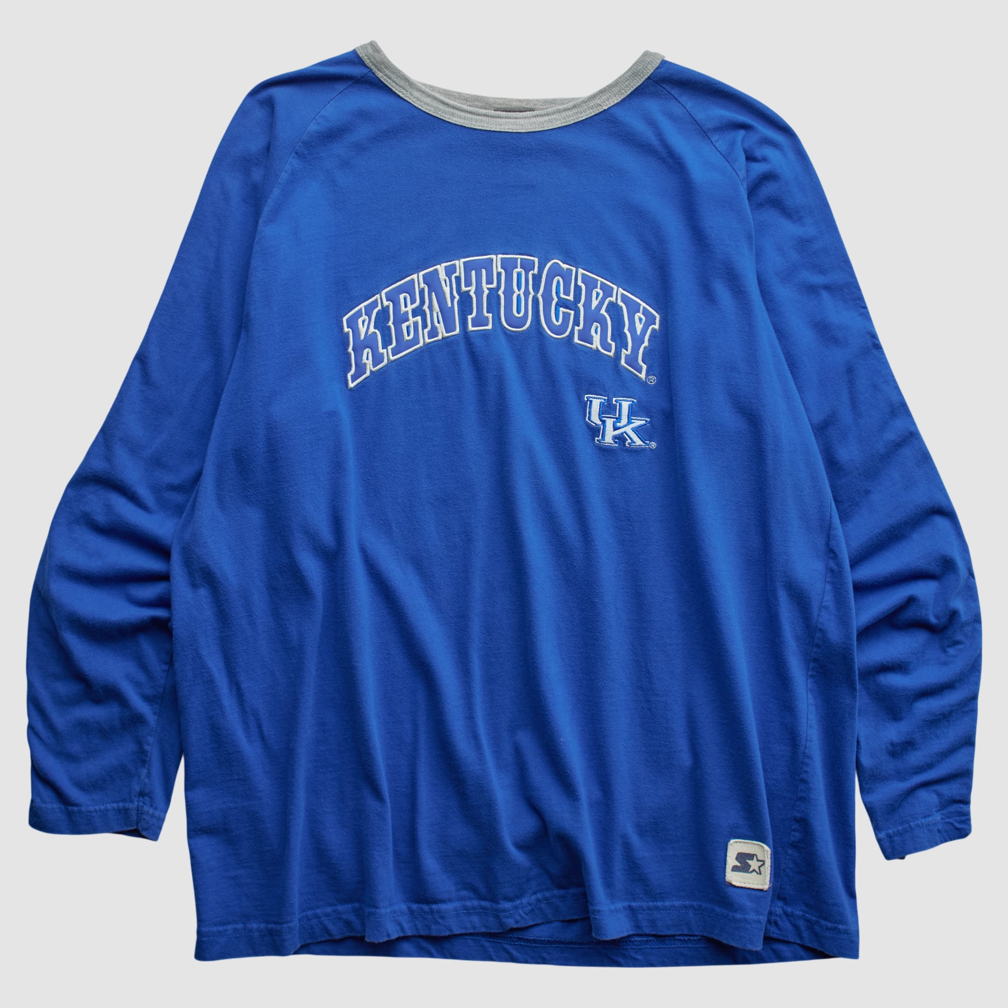 Kentucky Wildcats Starter 2000s Long Sleeve T-shirt - Blue - L by Fanatics Real Vintage