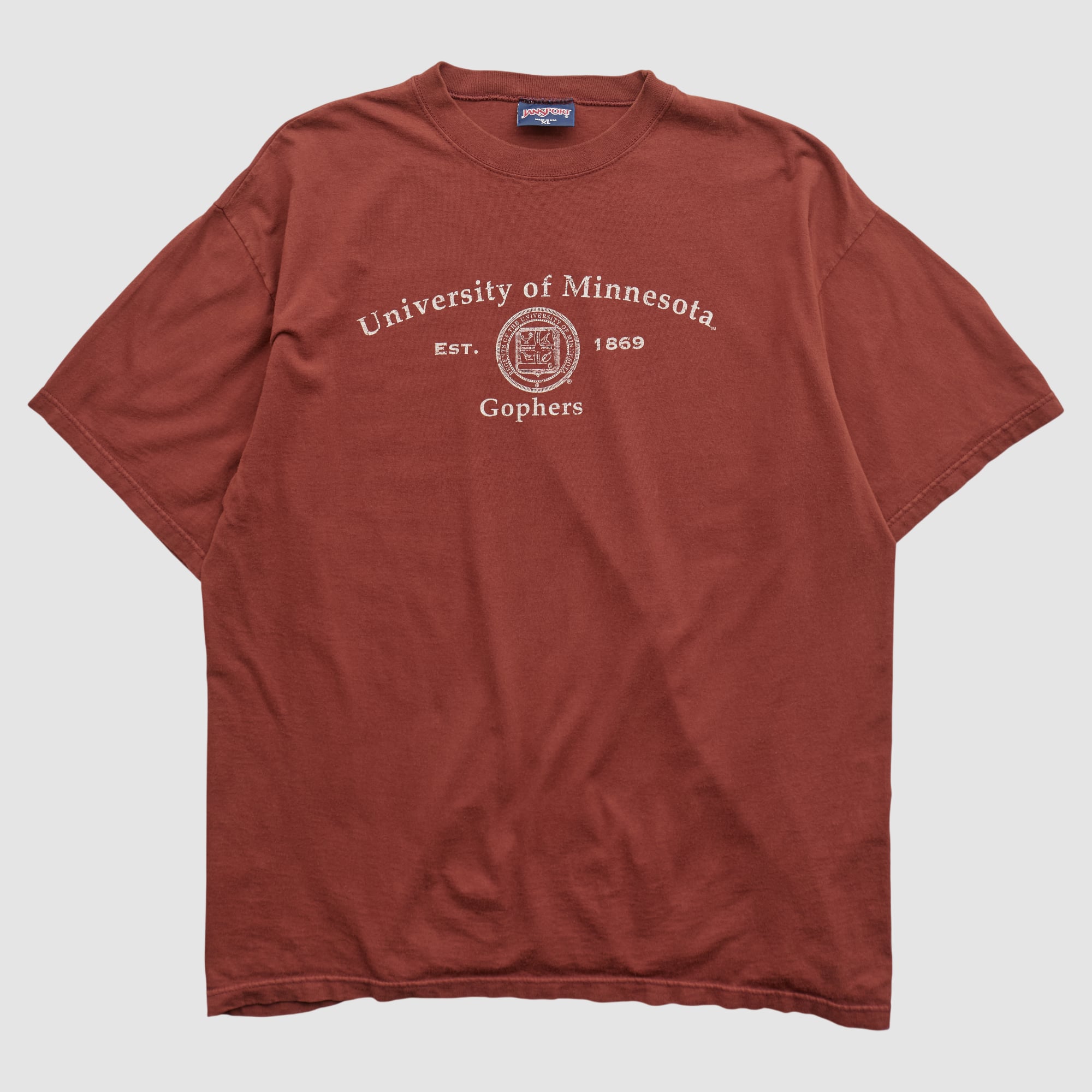 Minnesota Golden Gophers Jansport 2000s T-shirt - Red - XL by Fanatics Real Vintage