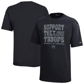 Youth Champion  Black Tennessee Volunteers Operation Hat Trick T-Shirt