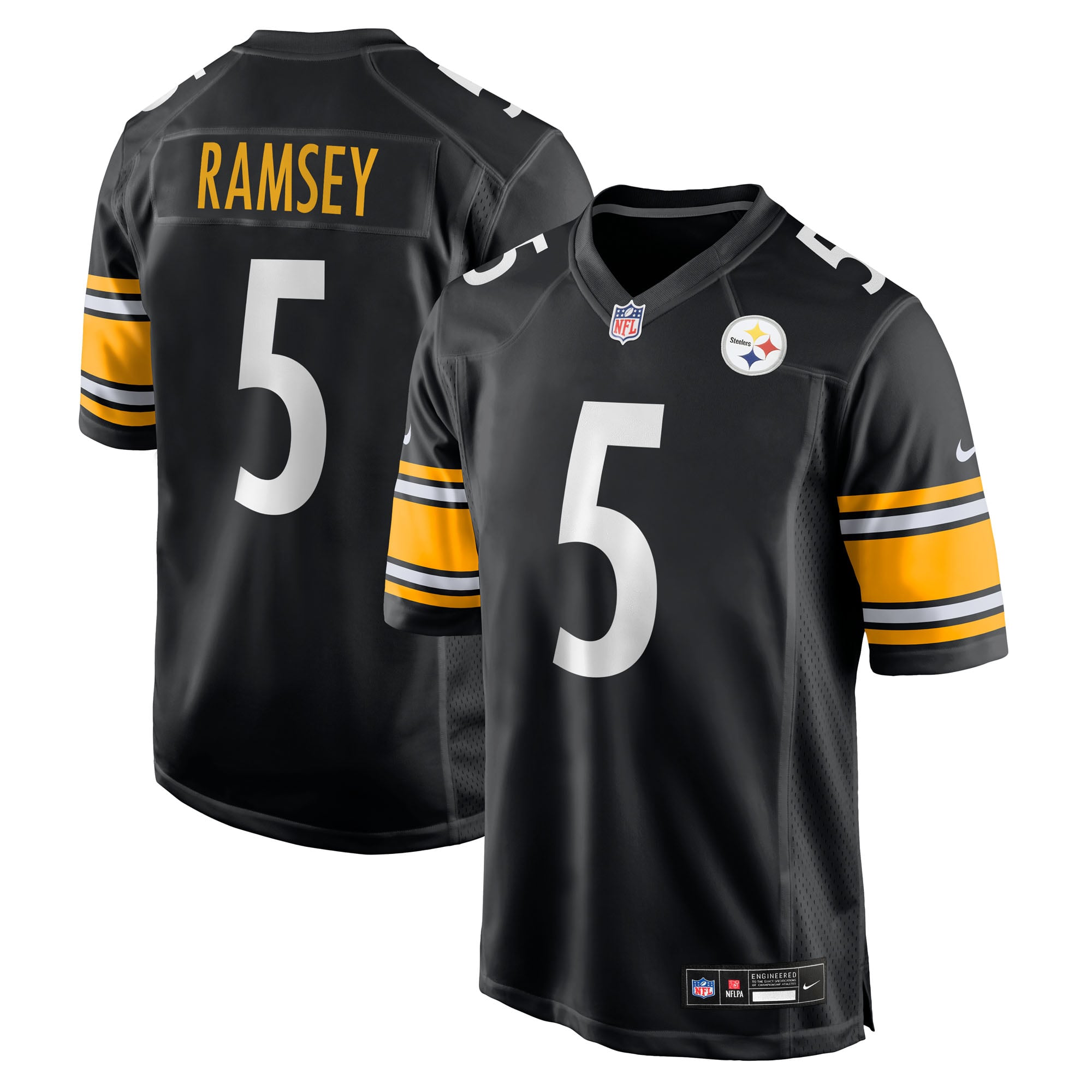 Maglia Pittsburgh Steelers Nike Game Home - Nera - Jalen Ramsey - Uomo