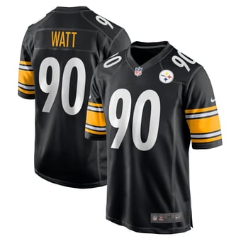 Pittsburgh Steelers Nike Home Game Jersey - Black - T.J. Watt - Mens