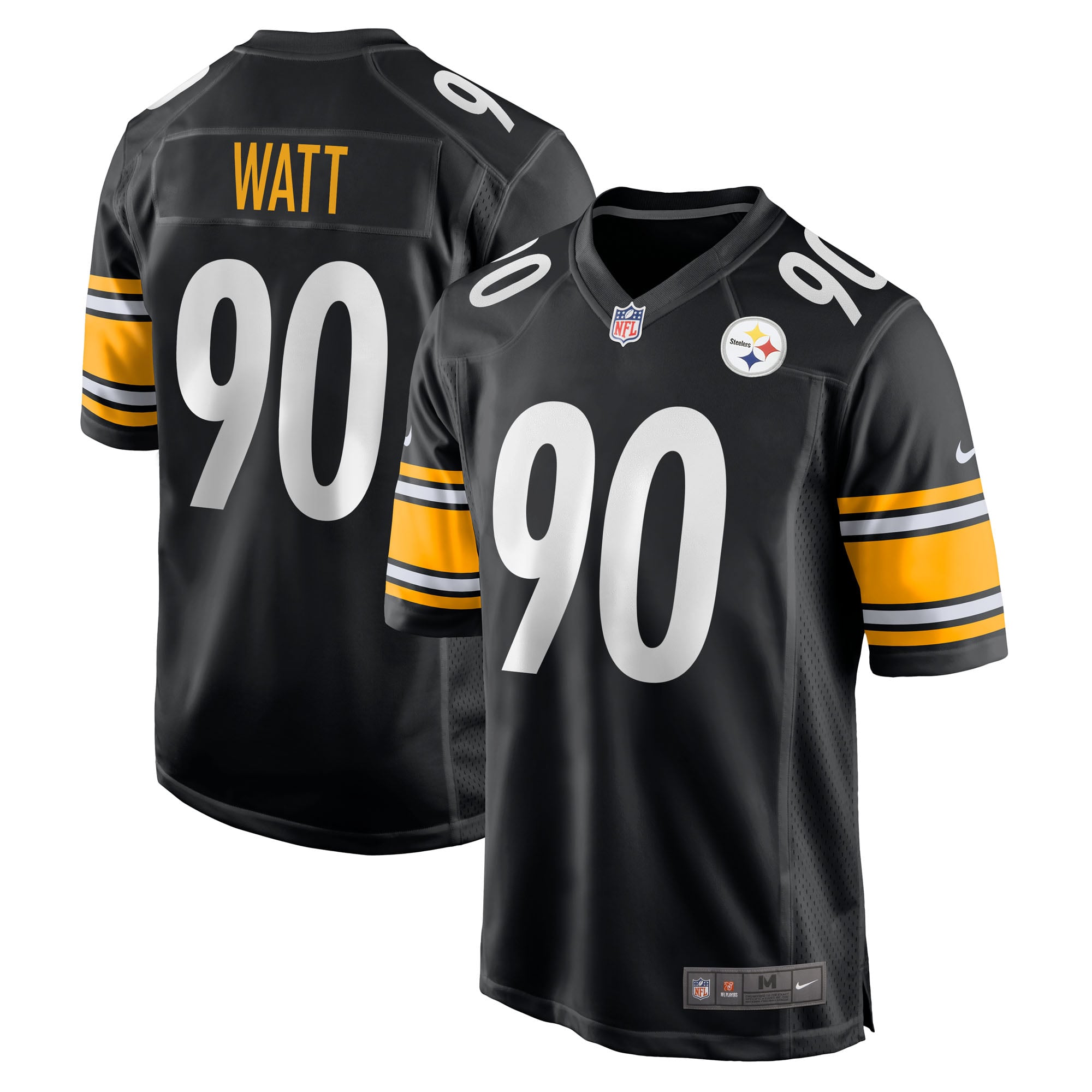 Maglia Pittsburgh Steelers Nike Game Home - Nera - T.J. Watt - Uomo