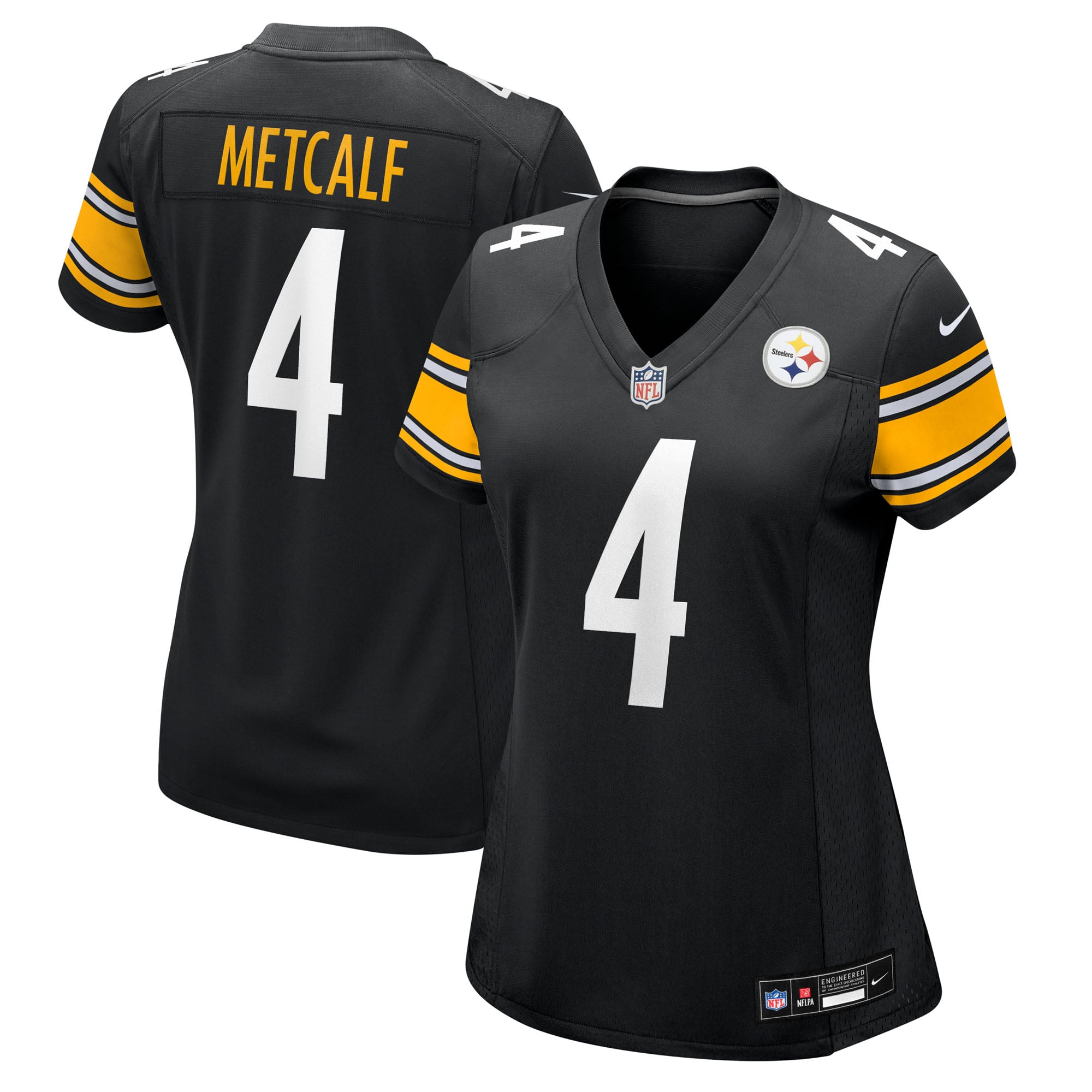 Maglia Pittsburgh Steelers Nike Game Home - Nera - DK Metcalf - Donna