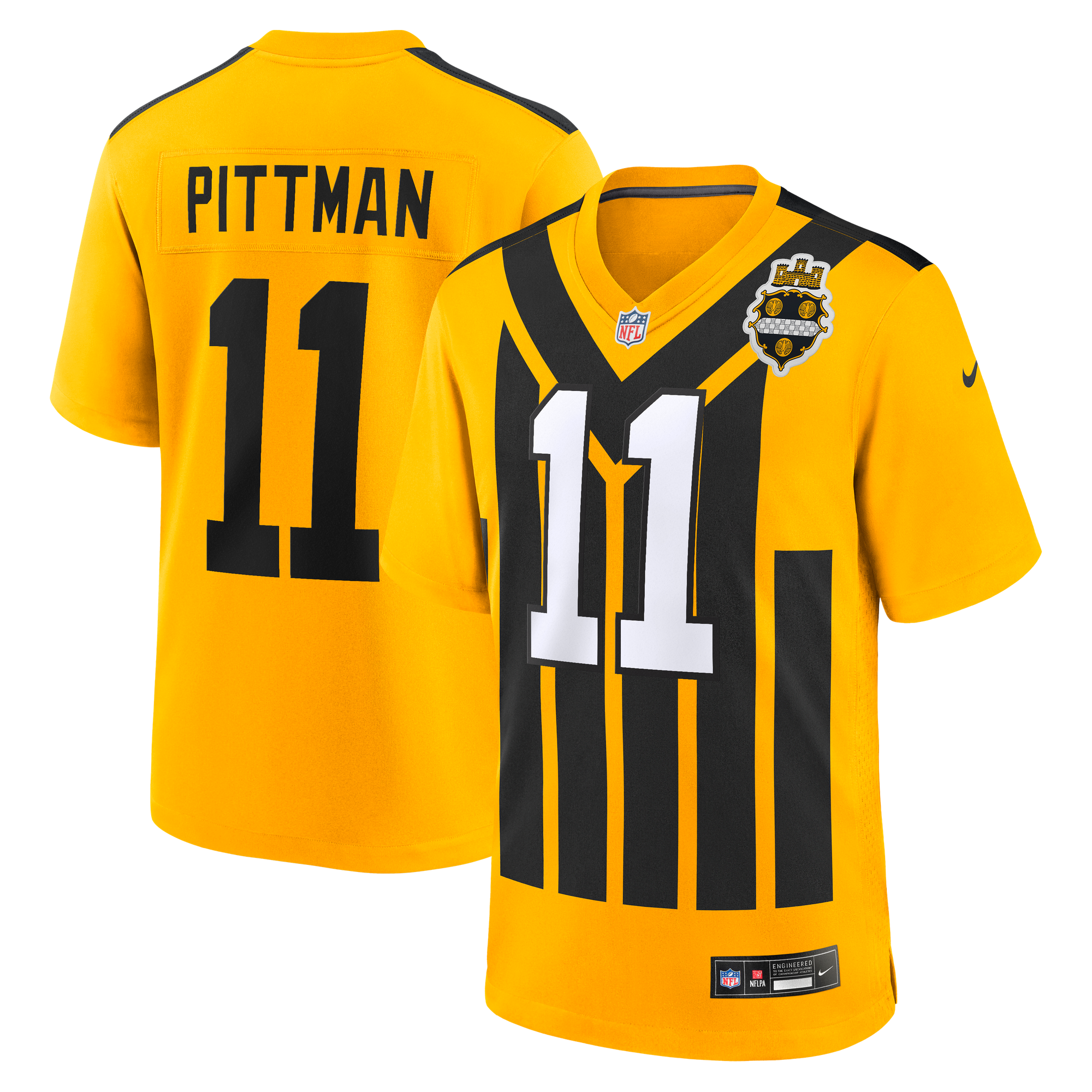 Maglia Pittsburgh Steelers Nike Game Alternate - Oro - Michael Pittman Jr. - Ragazzi