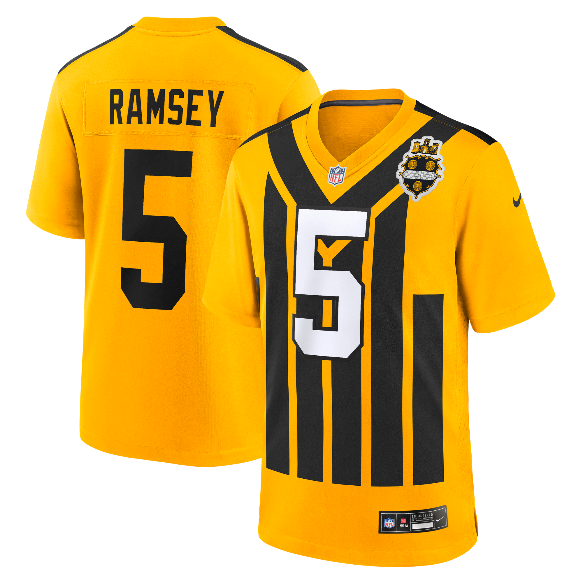 Maglia Pittsburgh Steelers Nike Game Alternate - Oro - Jalen Ramsey - Ragazzi