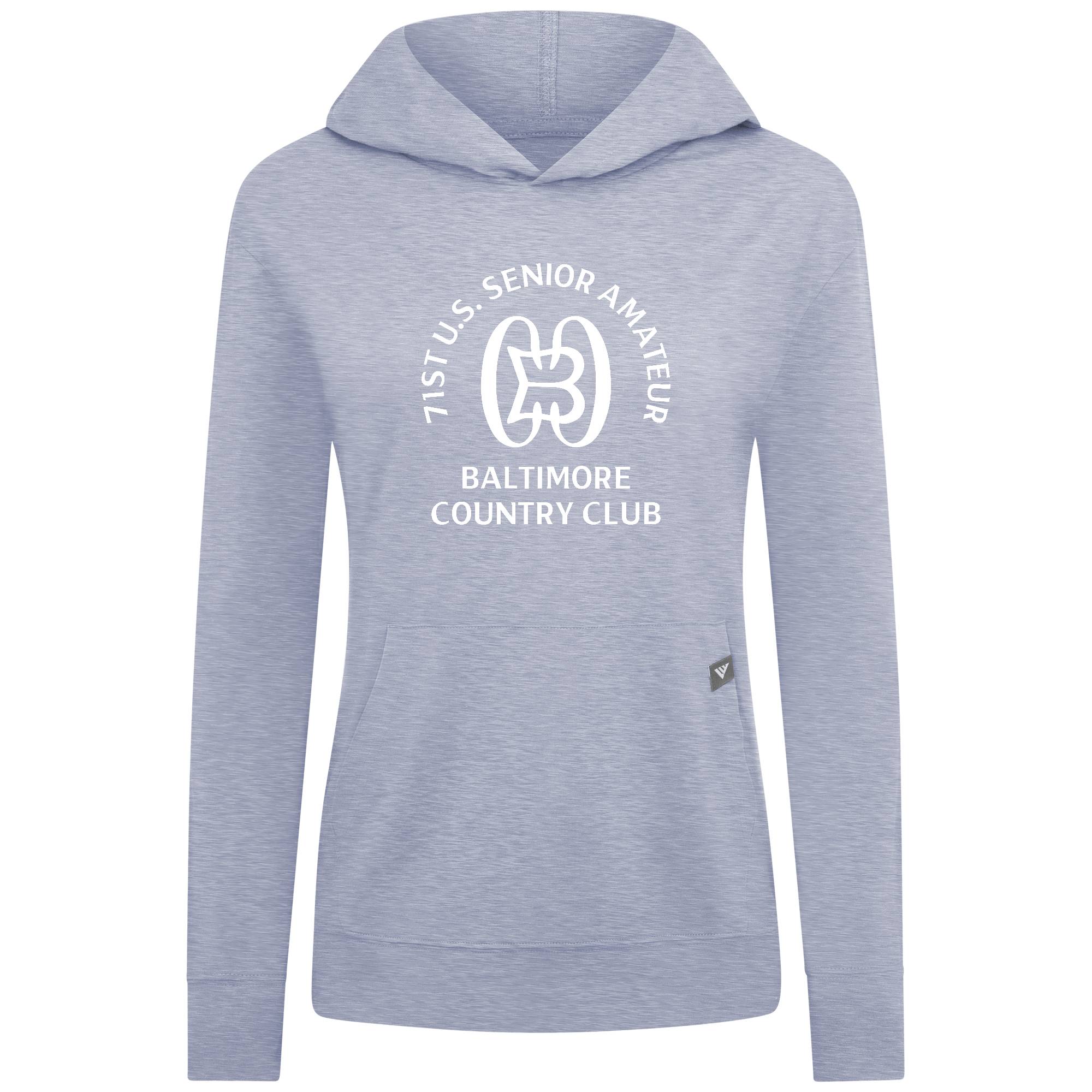 Women’s 2026 U.S. Senior Amateur Golf Championship Levelwear Heather Blue Relay Hoodie