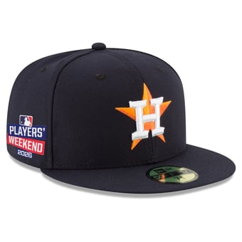 Men's New Era Navy Houston Astros 2026 Players' Weekend Authentic Collection 59FIFTY Fitted Hat