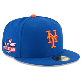 Men's New Era Royal New York Mets 2026 Players' Weekend Authentic Collection 59FIFTY Fitted Hat