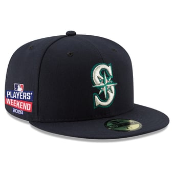 Men's New Era Navy Seattle Mariners 2026 Players' Weekend Authentic Collection 59FIFTY Fitted Hat