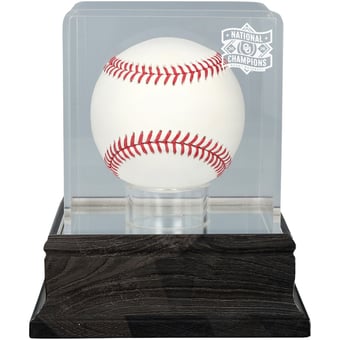 Oklahoma Sooners 2026 NCAA Baseball Men's College World Series Champions Charcoal Logo Baseball Display Case - UV Protected