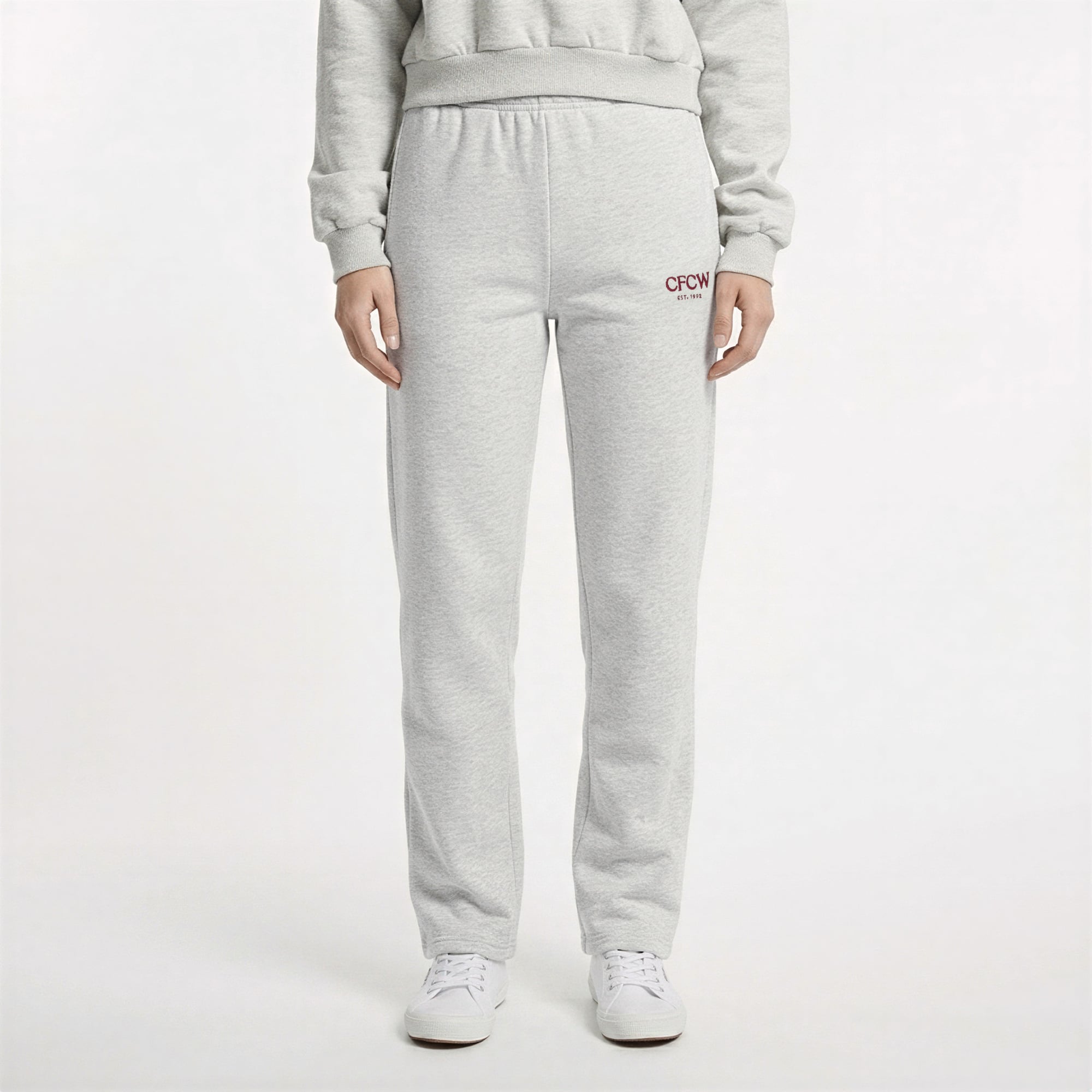 Pantalon de jogging à coupe droite Chelsea CFCW - Gris chiné - Femmes