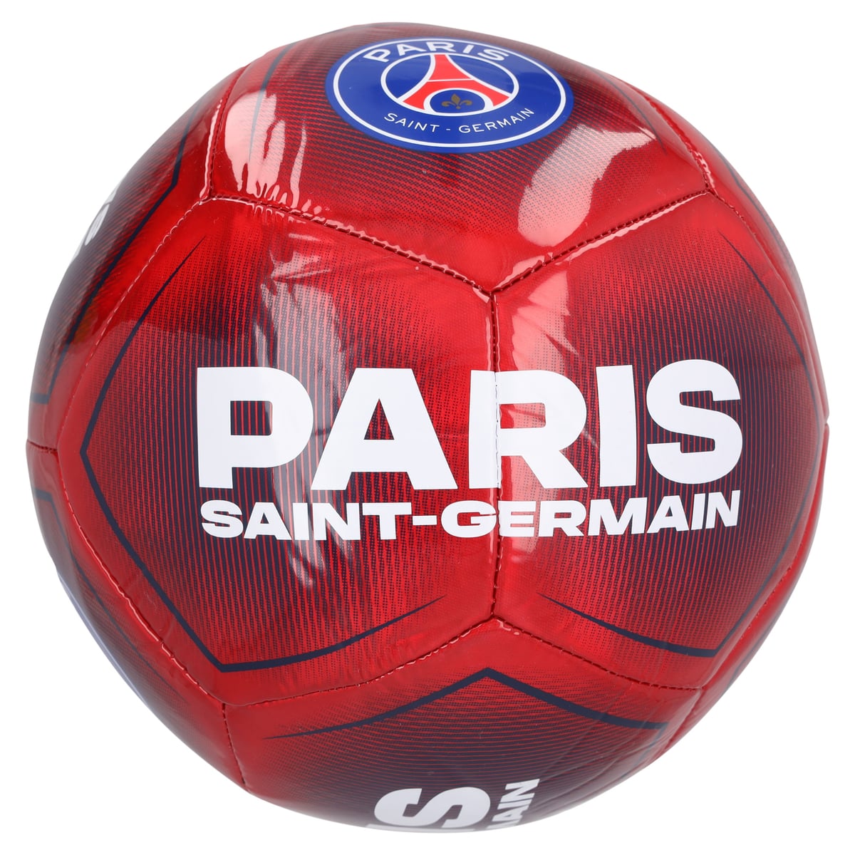 Ballon de football PSG Laser en TPU - Rouge