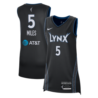 Unisex Nike Olivia Miles Black Minnesota Lynx Victory Jersey - Rebel Edition