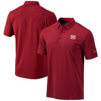 Men's Columbia Crimson Oklahoma Sooners 2026 NCAA Baseball Men's College World Series Champions Omni-Wick Drive Polo
