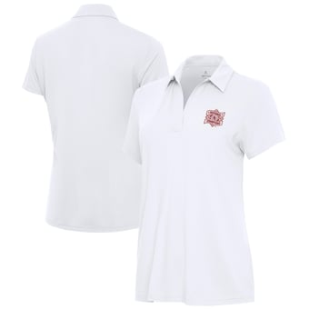 Women's Antigua White Oklahoma Sooners 2026 NCAA Baseball Men's College World Series Champions Era Polo