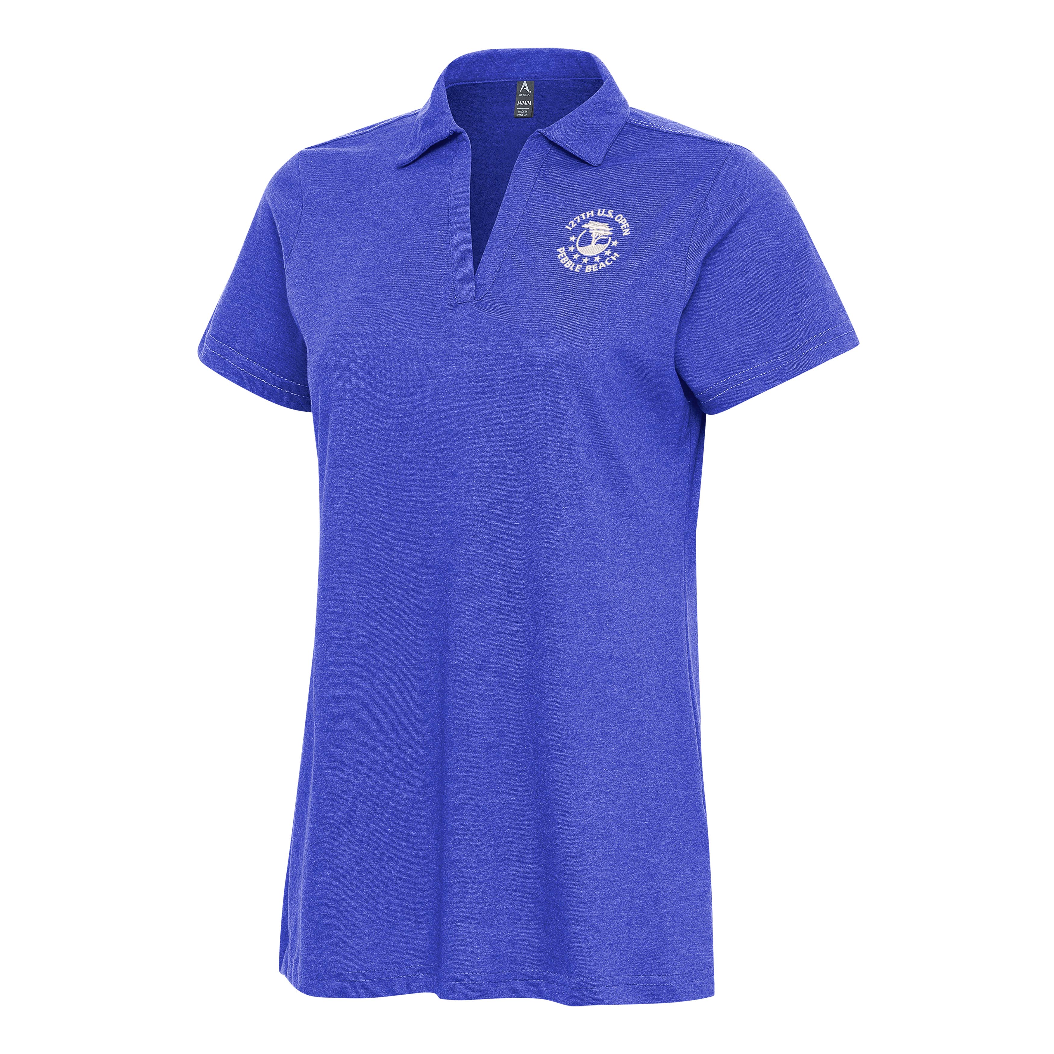 Women’s 2027 U.S. Open Antigua Blue Peak Polo Women’s 2027 U.S. Open Antigua Blue Peak Polo