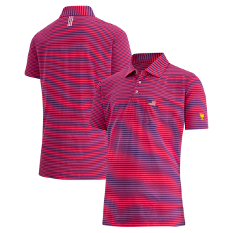 Men's B. Draddy Red Team USA 2026 Presidents Cup Tommy Stripe Polo
