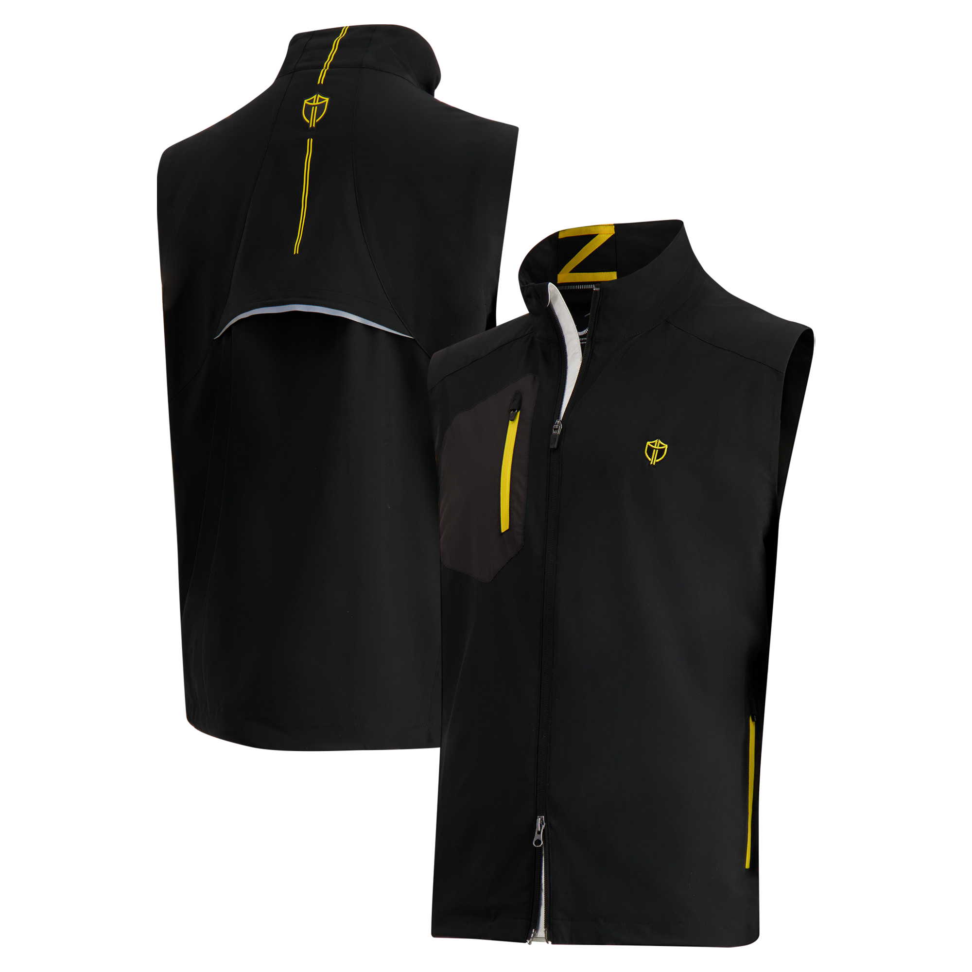 Men's Zero Restriction Black International Team 2026 Presidents Cup Z700 Full-Zip Vest