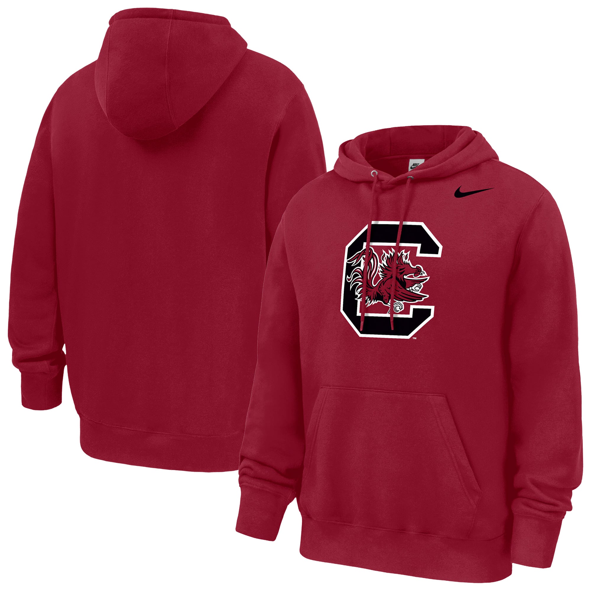 Men's Nike Garnet South Carolina Gamecocks Club Fleece Hoodie