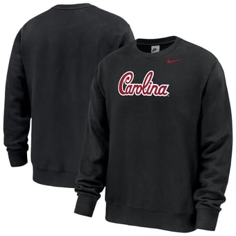 Men's Nike Black South Carolina Gamecocks School Logo Club Fleece Sweatshirt