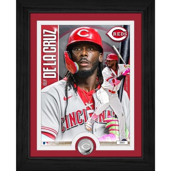 Highland Mint Elly De La Cruz Cincinnati Reds 13" x 16" Limited Edition Artist Proof Silver Coin Photo Mint