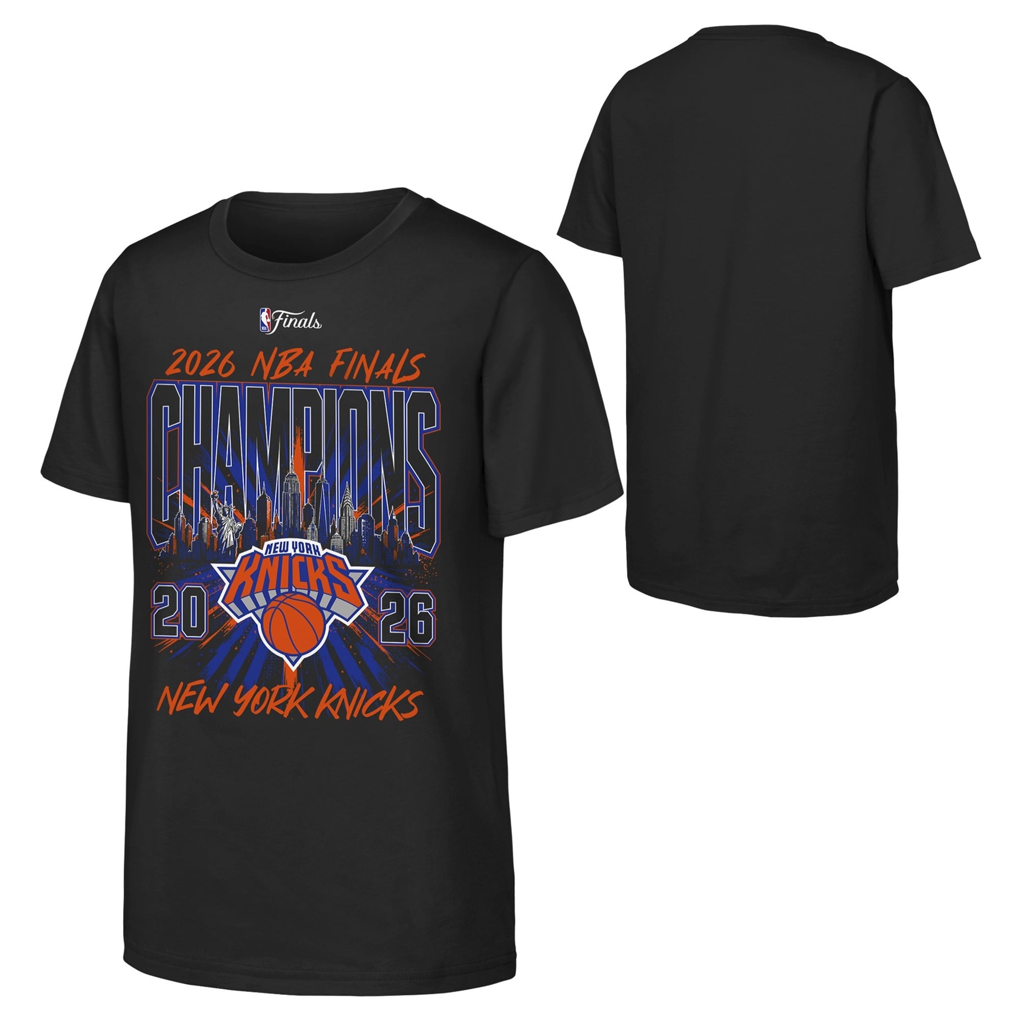New York Knicks 2026 Finals Champs Grafik-T-Shirt - Jugend