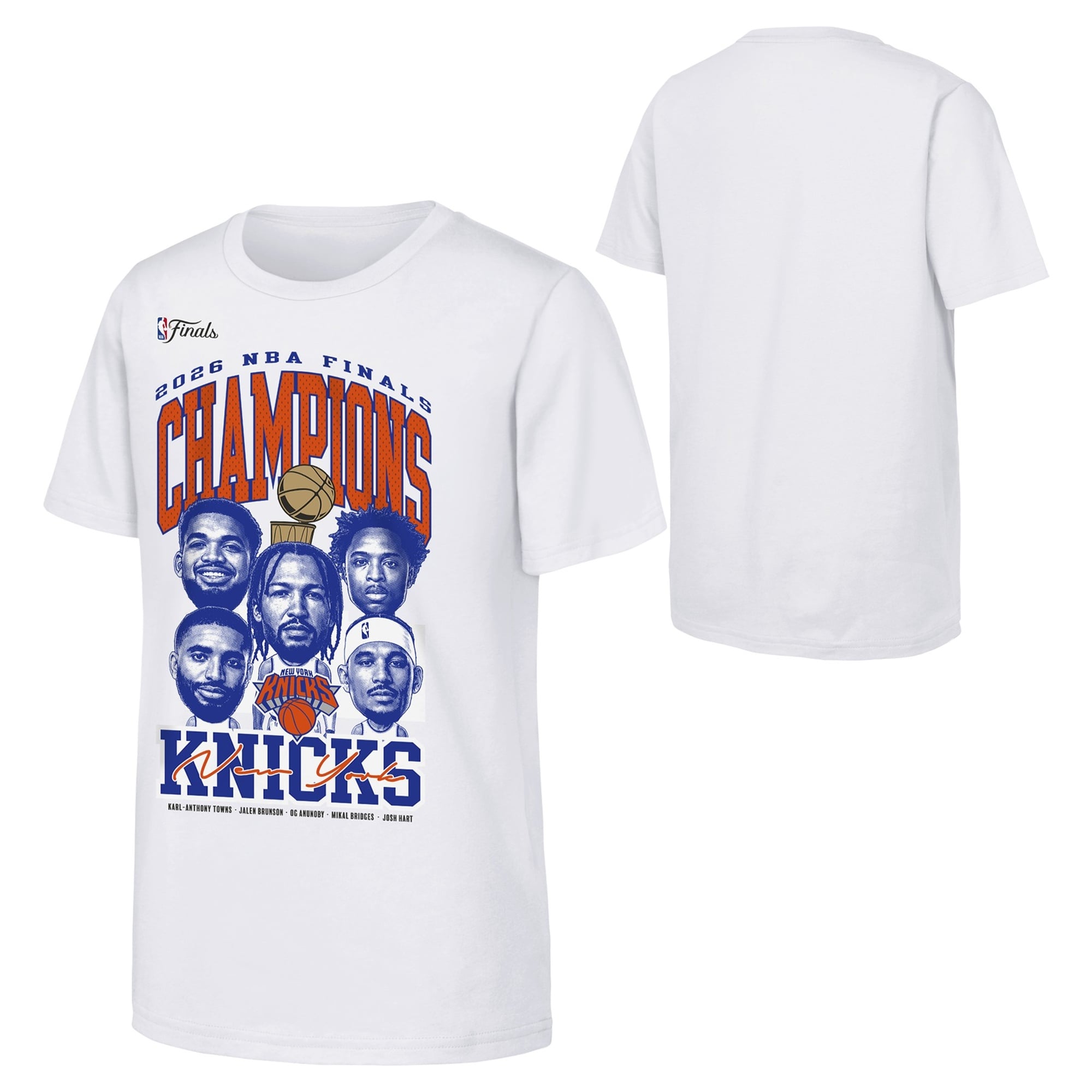 New York Knicks 2026 Finals Champs Grafik-T-Shirt - Jugend