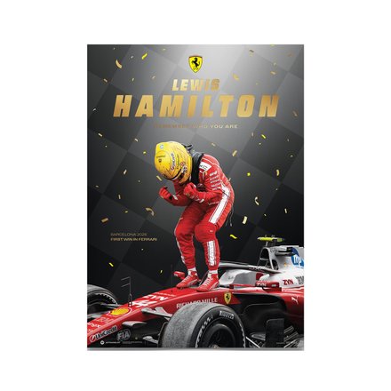 Scuderia Ferrari Lewis Hamilton Remember Who You Are 2026 Poster