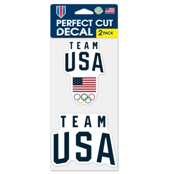 WinCraft  Team USA 2-Pack Perfect Cut Decals