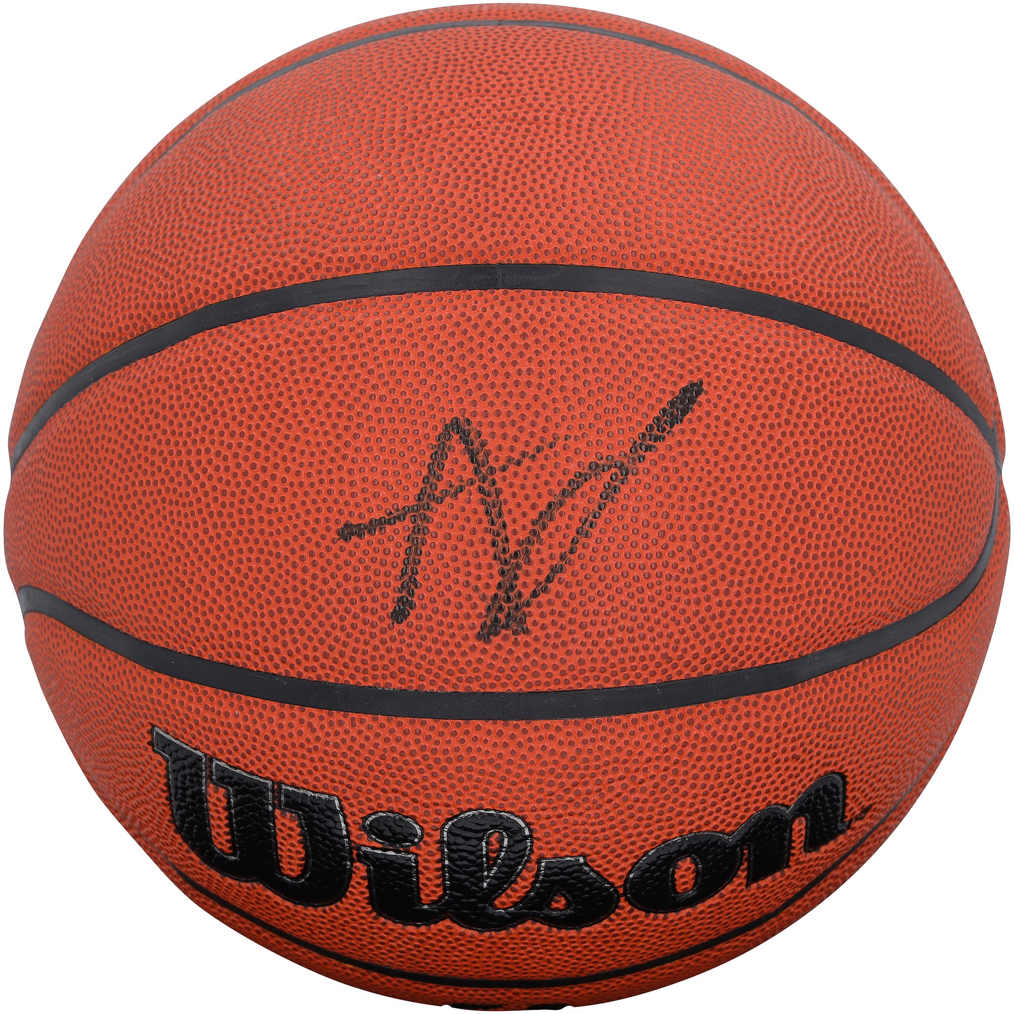 AJ Dybantsa Washington Wizards Autographed Wilson Authentic Series Indoor/Outdoor Basketball