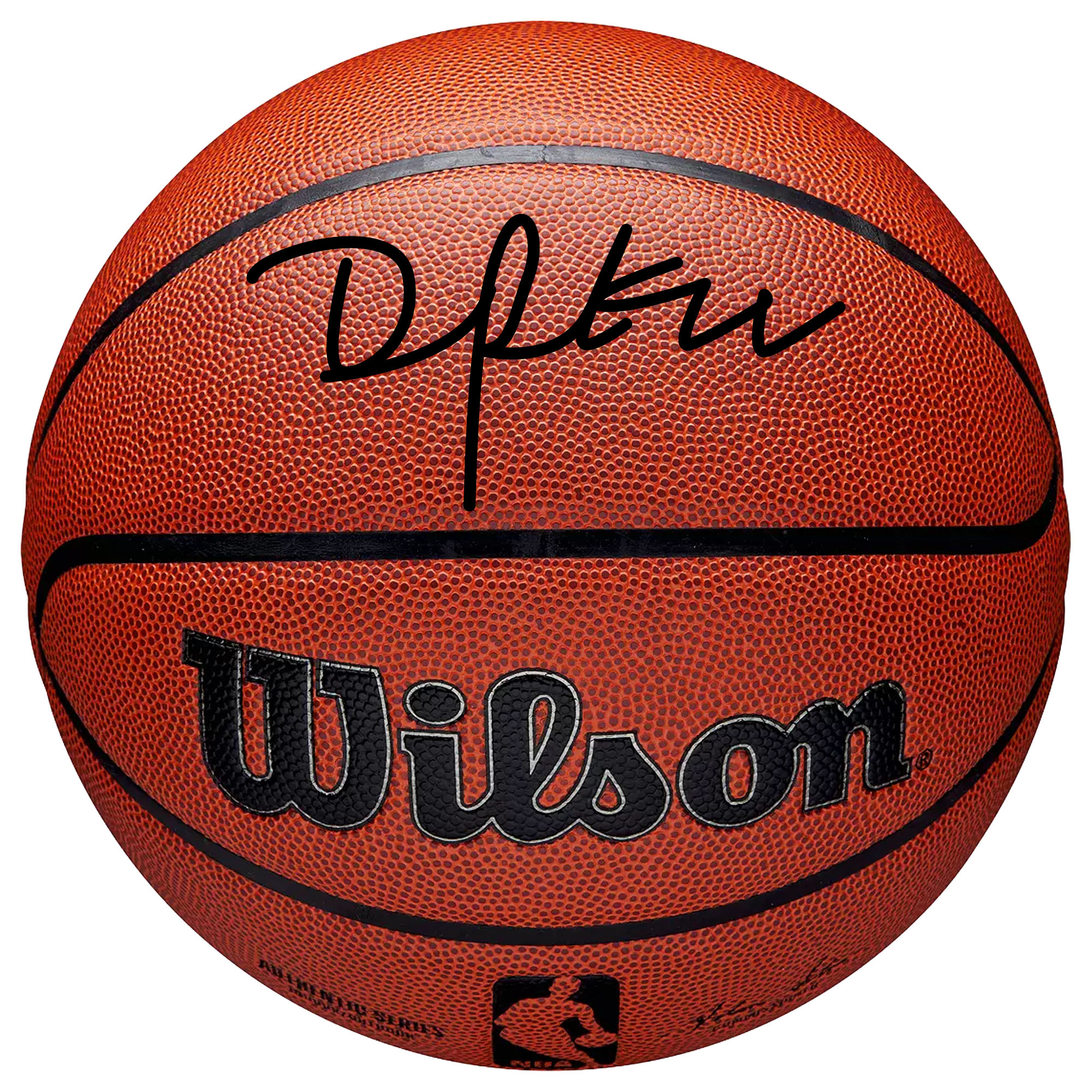 Darryn Peterson Utah Jazz Autographed Wilson Authentic Series Indoor/Outdoor Basketball