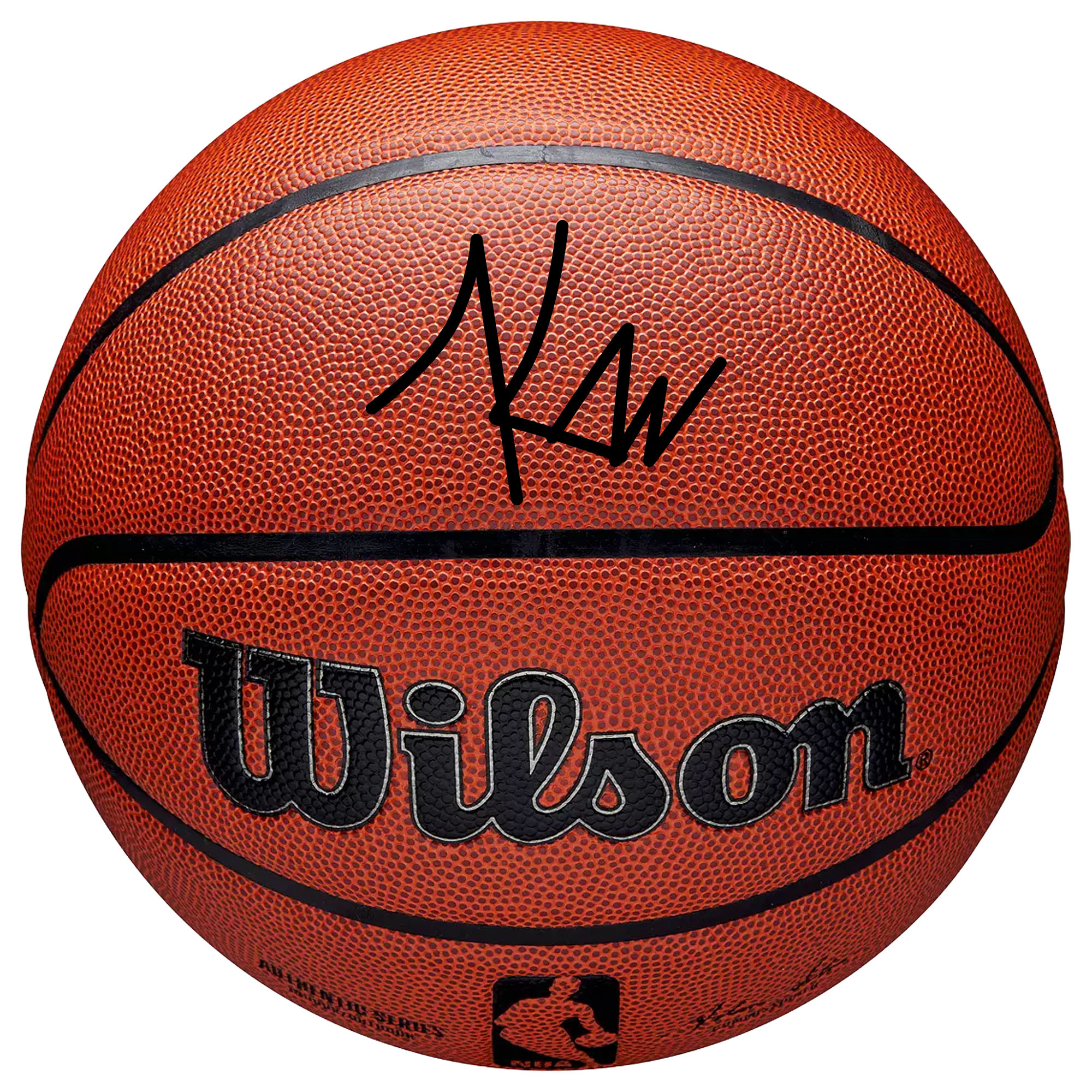 Keaton Wagler LA Clippers Autographed Wilson Authentic Series Indoor/Outdoor Basketball