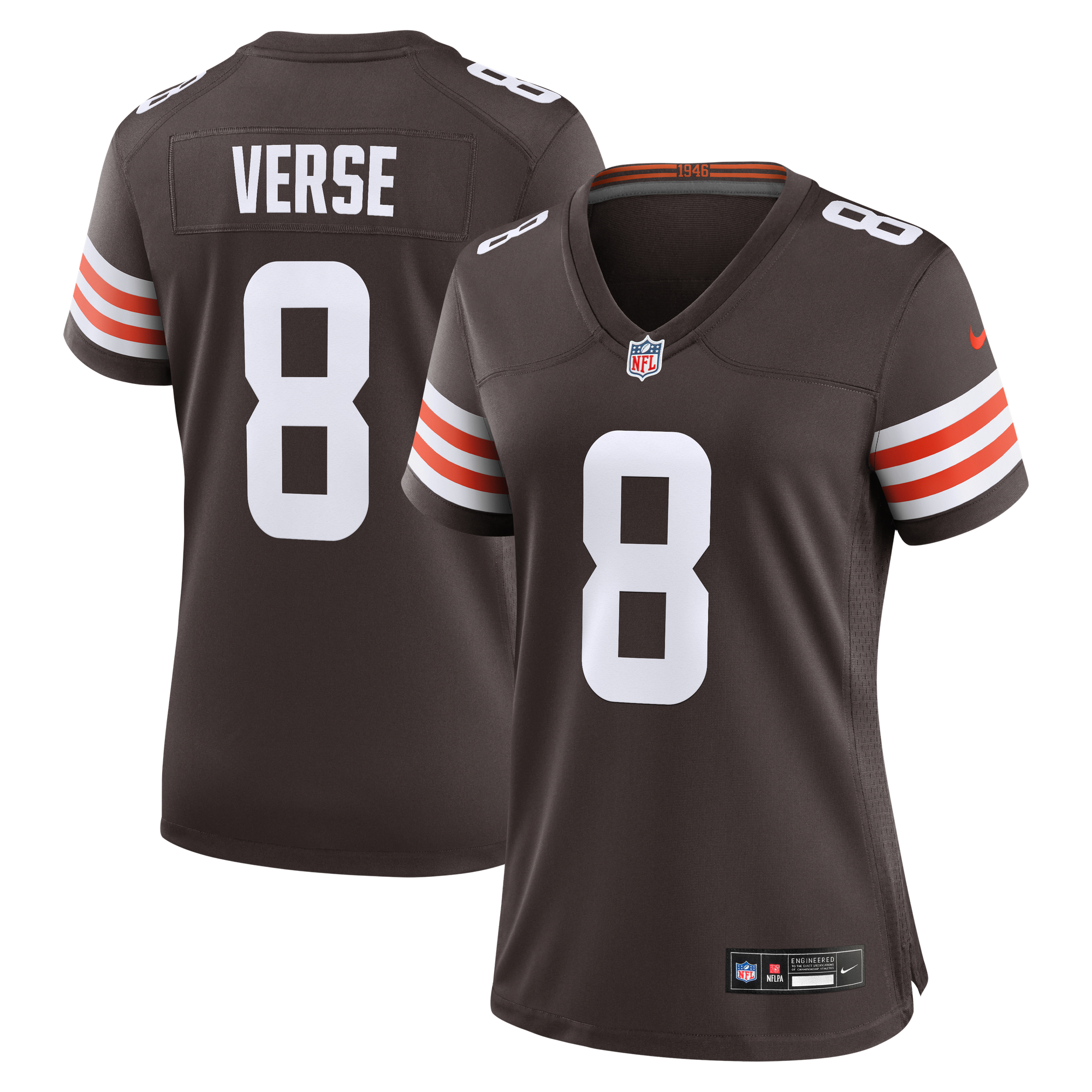 Maglia da gioco/casa dei Cleveland Browns Nike - Jared Verse - Donna