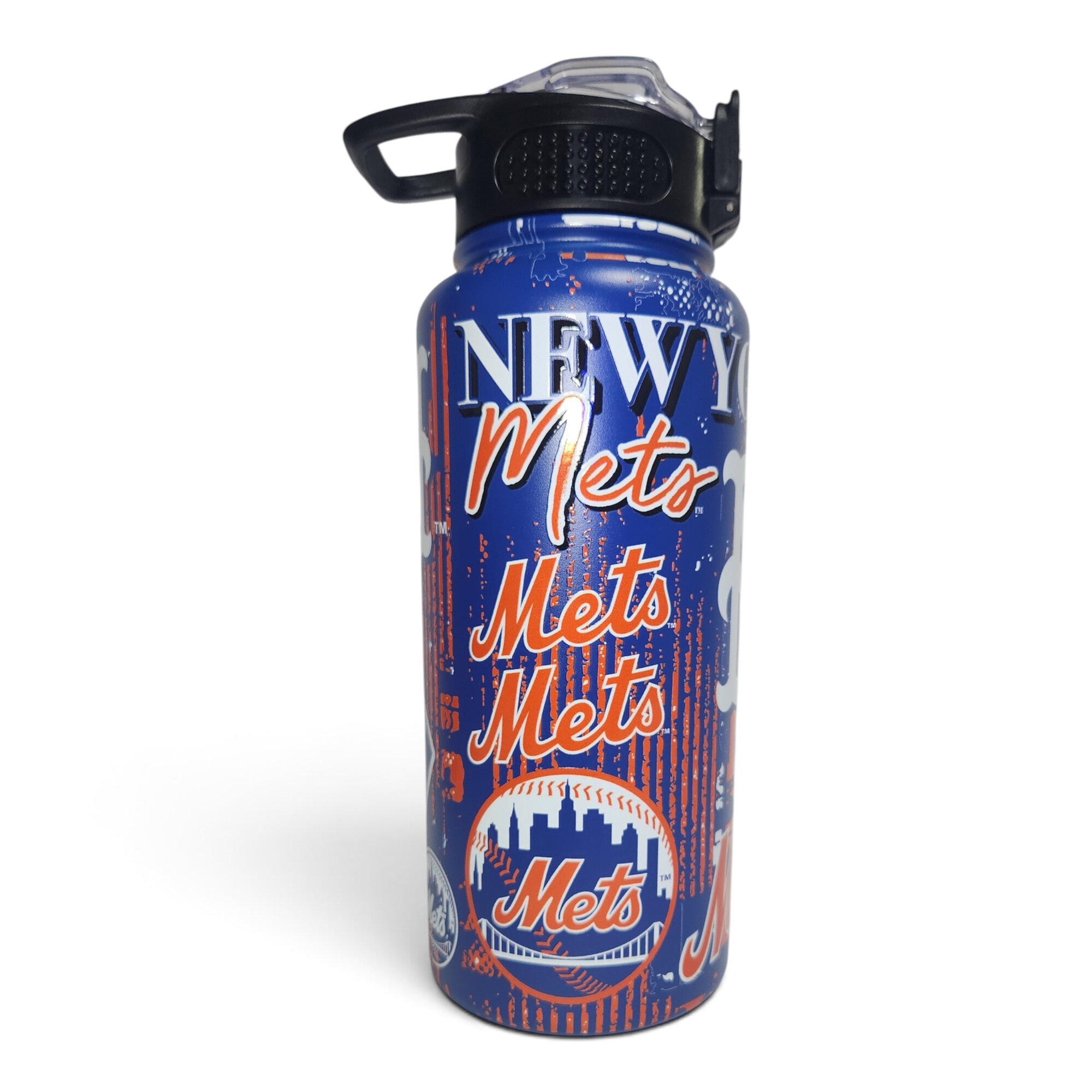 Pegasus New York Mets 32oz. Home Field Mashup Stainless Steel ProPress Water Bottle