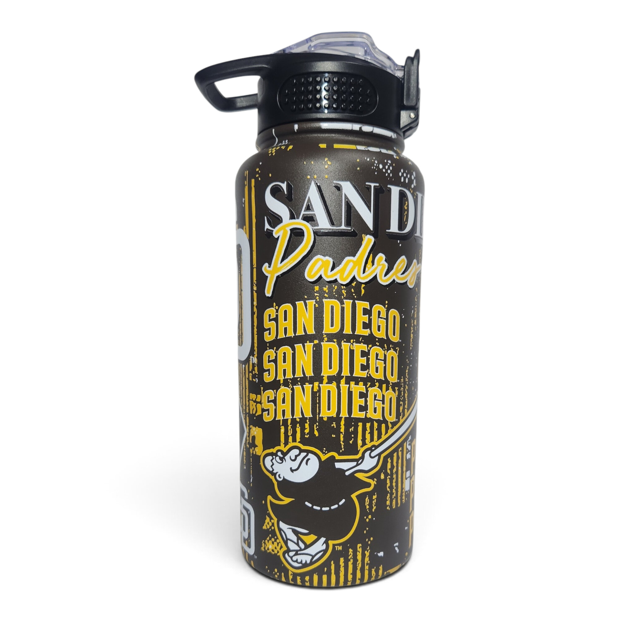 Pegasus San Diego Padres 32oz. Home Field Mashup Stainless Steel ProPress Water Bottle
