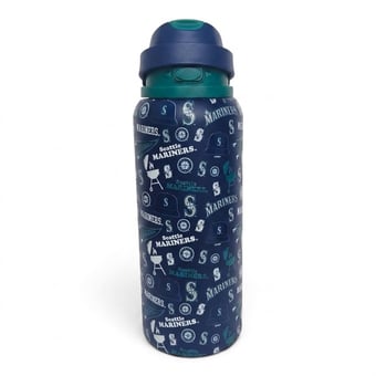 Pegasus Seattle Mariners 32oz. Game Day Pennant Stainless Steel ProPress Water Bottle