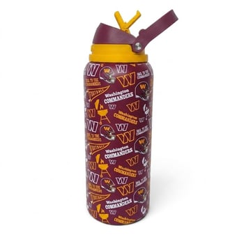 Pegasus Washington Commanders 32oz. Game Day Pennant Stainless Steel ProPress Water Bottle