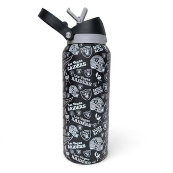 Pegasus Las Vegas Raiders 32oz. Game Day Pennant Stainless Steel ProPress Water Bottle