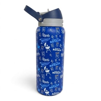 Pegasus Kansas City Royals 32oz. Game Day Pennant Stainless Steel ProPress Water Bottle