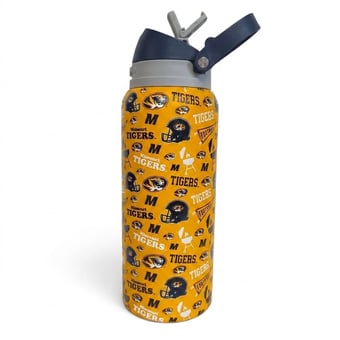 Pegasus Missouri Tigers 32oz. Game Day Pennant Stainless Steel ProPress Water Bottle
