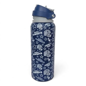 Pegasus Dallas Cowboys 32oz. Game Day Pennant Stainless Steel ProPress Water Bottle