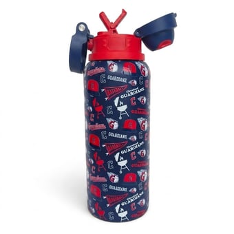 Pegasus Cleveland Guardians 32oz. Game Day Pennant Stainless Steel ProPress Water Bottle