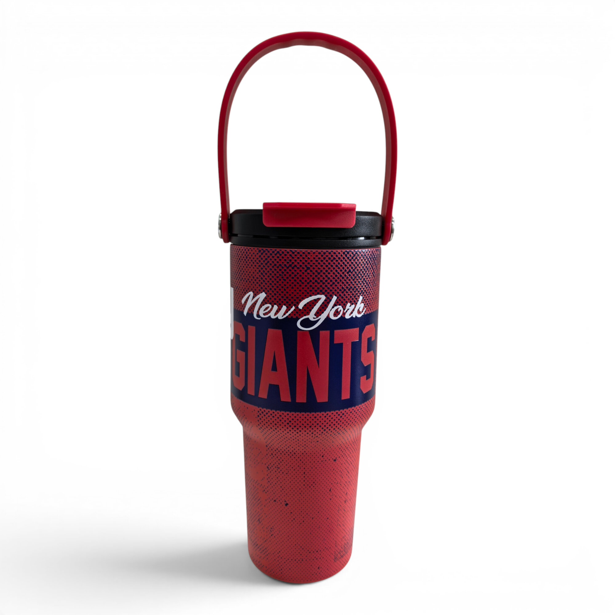 Pegasus New York Giants 24oz. Speckled Gradient Stainless Steel Dual Top Water Bottle