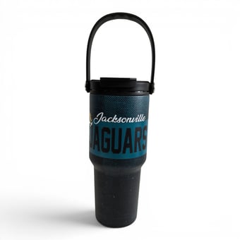 Pegasus Jacksonville Jaguars 24oz. Speckled Gradient Stainless Steel Dual Top Water Bottle