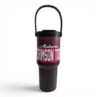 Pegasus Alabama Crimson Tide 24oz. Speckled Gradient Stainless Steel Dual Top Water Bottle