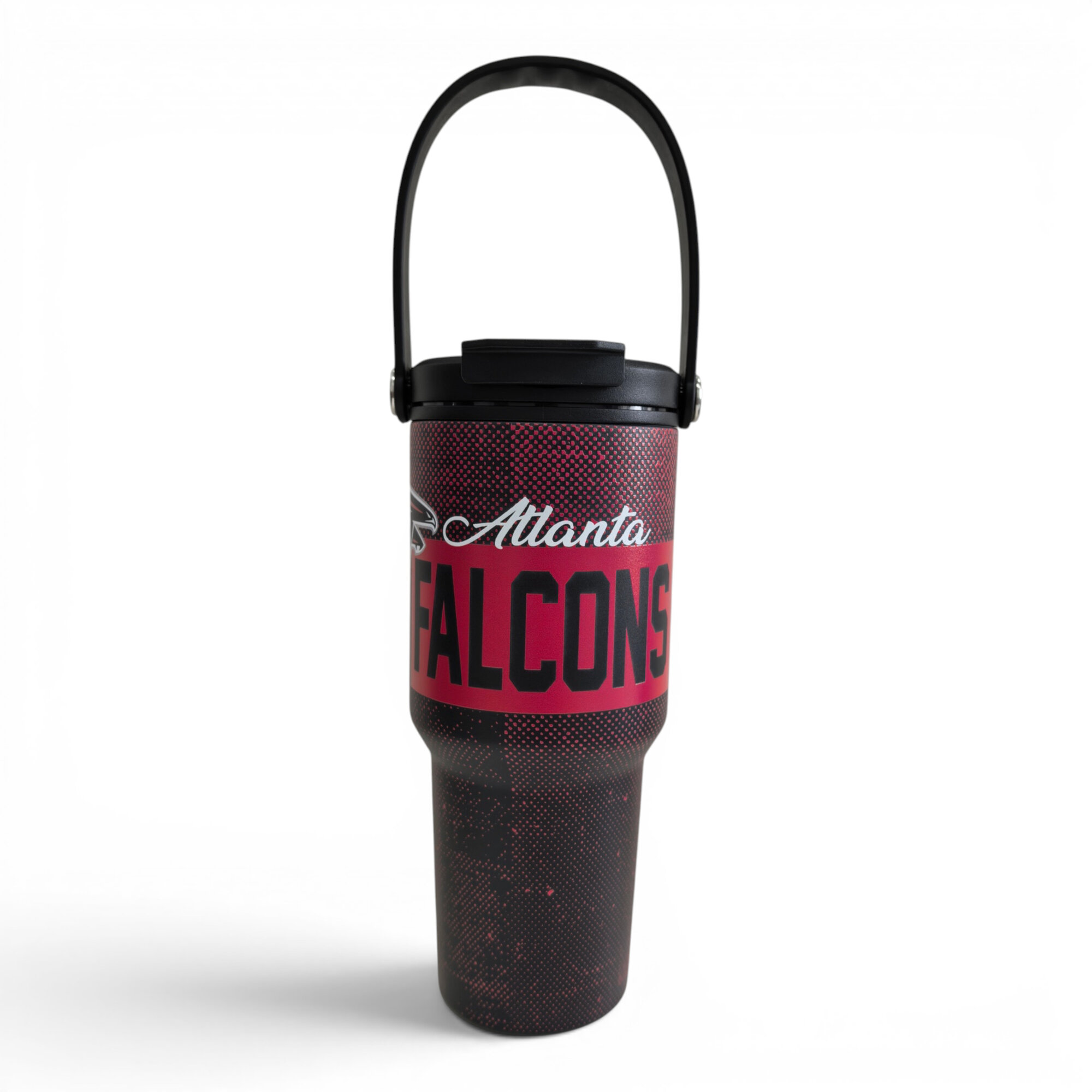 Pegasus Atlanta Falcons 24oz. Speckled Gradient Stainless Steel Dual Top Water Bottle