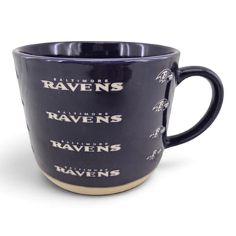 Pegasus Baltimore Ravens 17oz. Tonal Logo Sand Blasted Mug