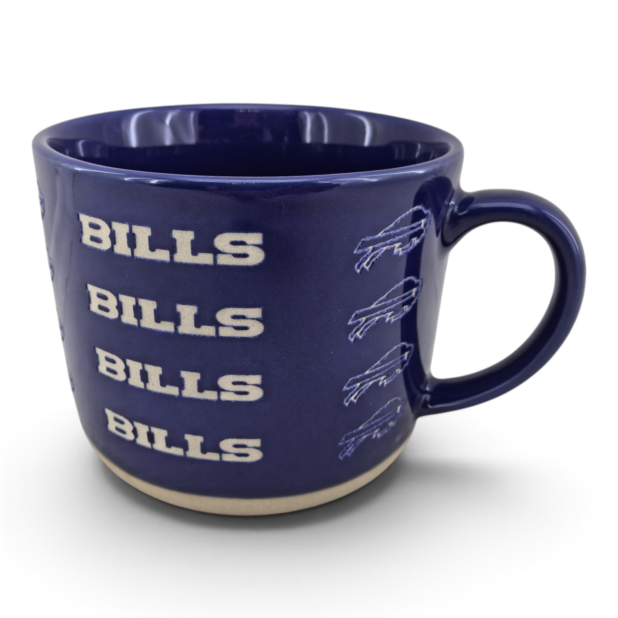 Pegasus Buffalo Bills 17oz. Tonal Logo Sand Blasted Mug