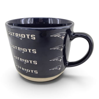 Pegasus New England Patriots 17oz. Tonal Logo Sand Blasted Mug
